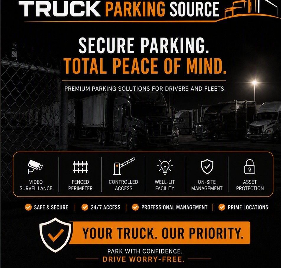 Find verified, secure truck and trailer parking across Arizona with Truck Parking Source. 24/7 gated access, HD surveillance, and flexible month‑to‑month options — no long‑term contracts. Serving Phoenix, Flagstaff, and Tucson.