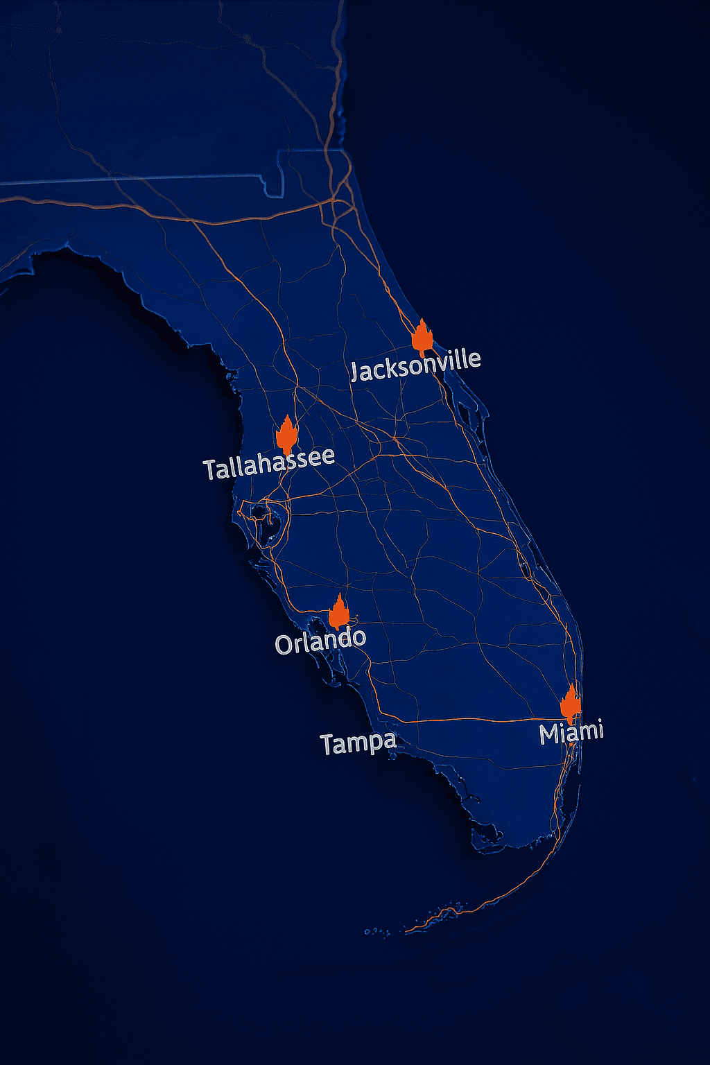 Find Truck tractor trailer commercial Parking and Storage in FloridaMiami, Lakeland, Orlando, Plam Bay, Davenport, Bartow, Jacksonville, Oscala, Orange Park and more